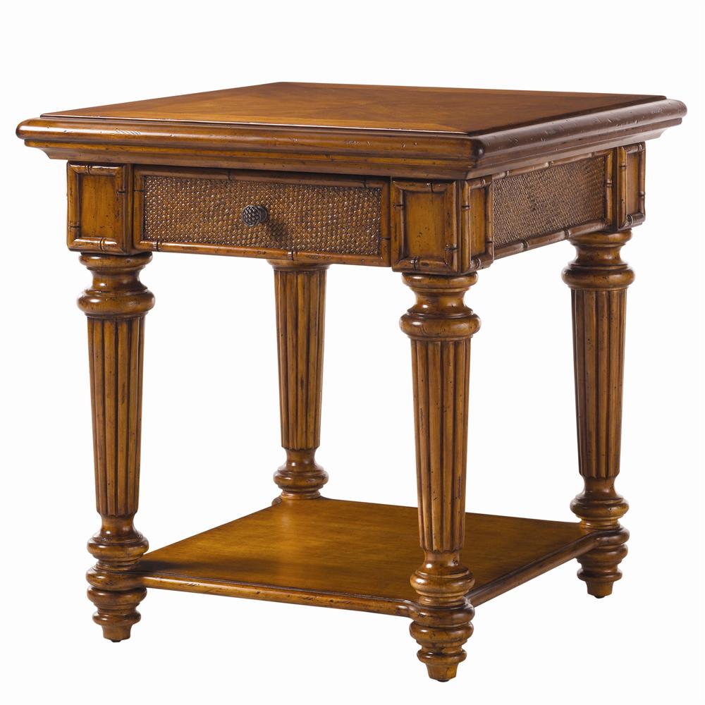 Tommy Bahama Home Island Estate 531952 1 Drawer Boca End Table